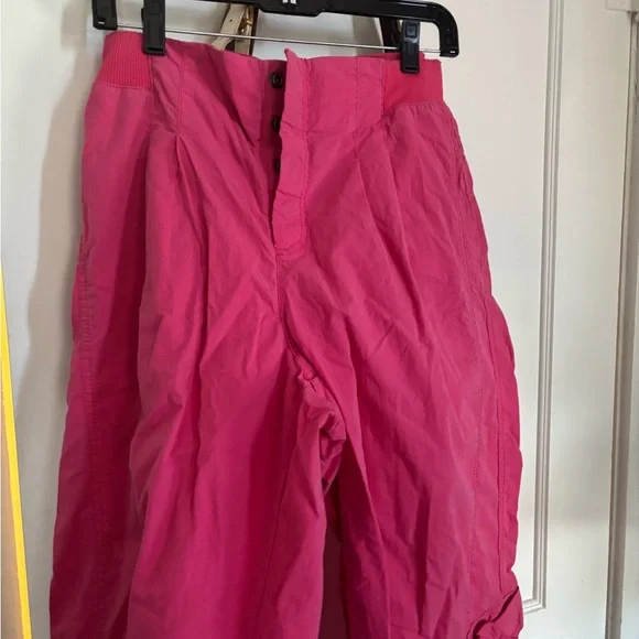 Bright Pink FP Movement Highwaist Cargo Pants - Picture 4 of 12